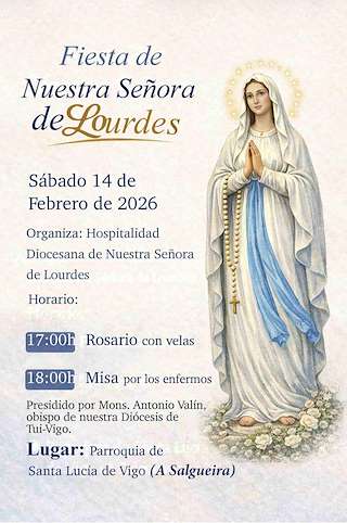 Fechas, información, programa, cartel, imágenes, mapa y ubicación de Nuestra Señora de Lourdes (2026)  en  Vigo
