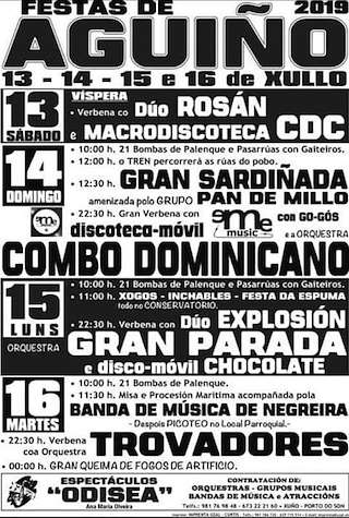 O Carme de Aguiño en Ribeira