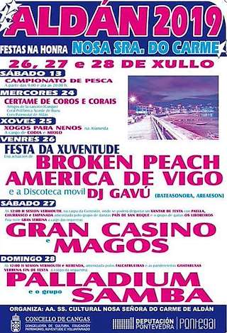 O Carme de Aldán en Cangas