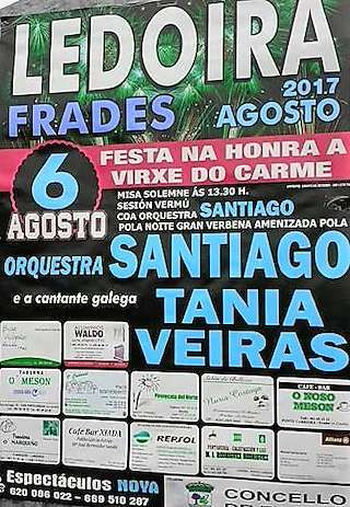 O Carme de Ledoira en Frades