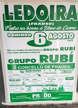 O Carme de Ledoira en Frades