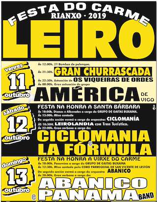 O Carme de Leiro en Rianxo