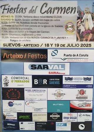 O Carme de Suevos (2026) en Arteixo