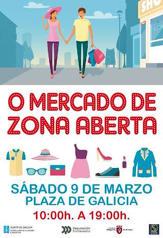 O Mercado de Zona Aberta en Vilagarcía de Arousa