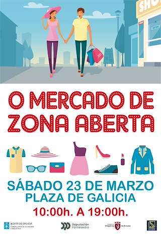 O Mercado de Zona Aberta en Vilagarcía de Arousa