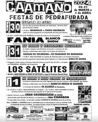 O Nazareno e A Virxe da Pedrafurada de Caamaño (2026) en O Porto do Son