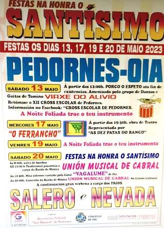 O Santísimo de Pedornes en Oia