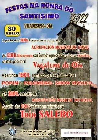 O Santísimo Sacramento de Viladesuso (2026) en Oia