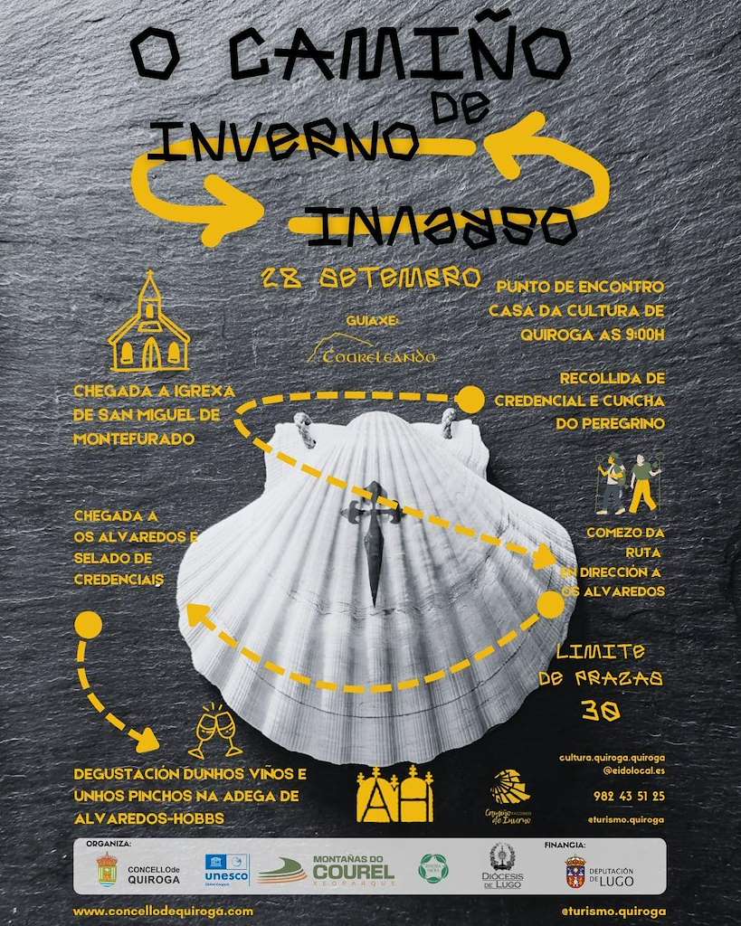 O Camiño de Inverno Inverso en Quiroga