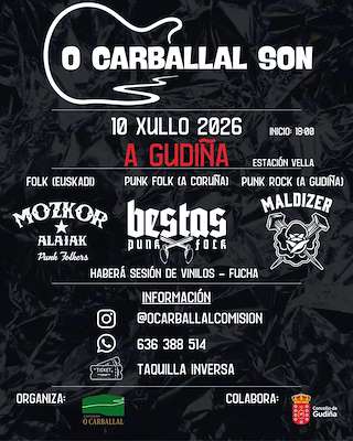 Fechas, información, programa, cartel, imágenes, mapa y ubicación de O Carballal Son (2026)  en  A Gudiña