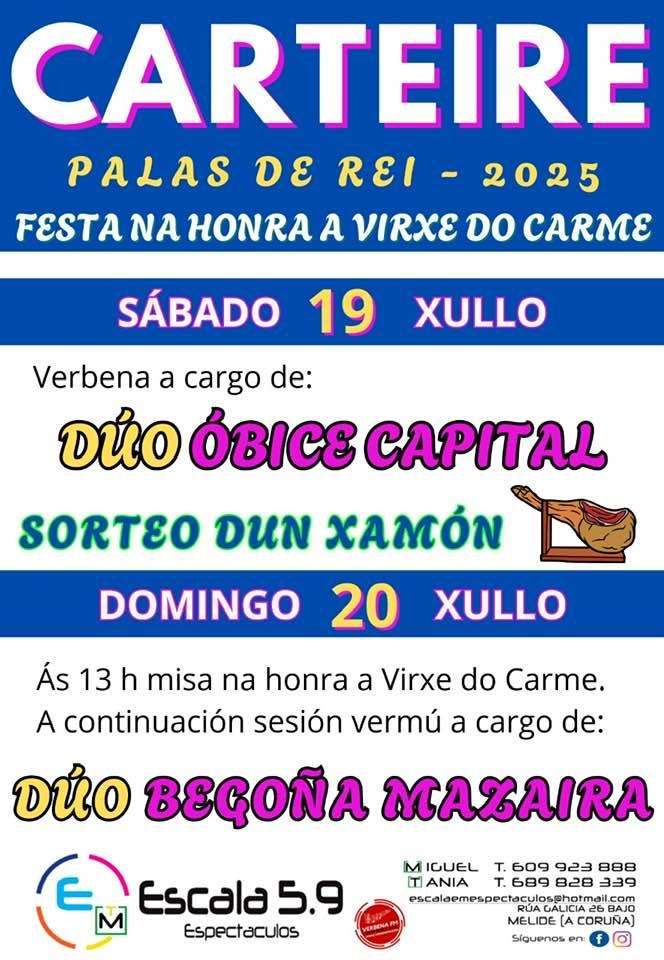 O Carme de Carteire en Palas de Rei