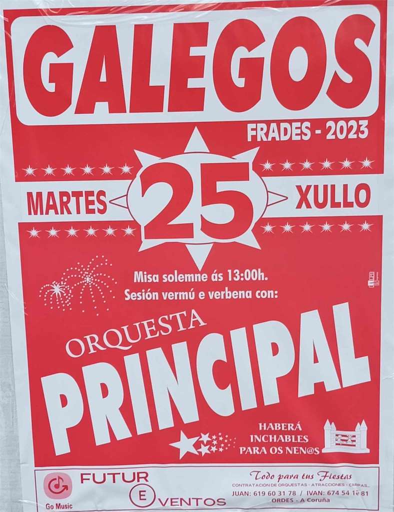 O Carme de Galegos (2022) en Frades