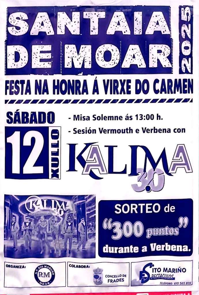 O Carme de Santaia de Moar (2025) en Frades