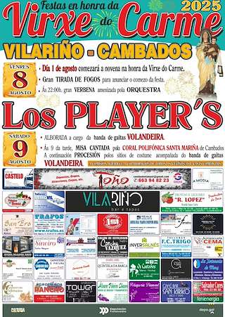 Fechas, información, programa, cartel, imágenes, mapa y ubicación de O Carme de Vilariño  en  Cambados