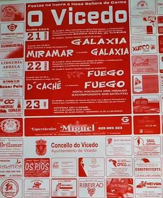 Fechas, información, programa, cartel, imágenes, mapa y ubicación de O Carme  en  O Vicedo