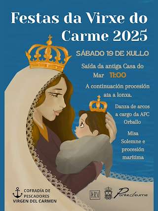 Fechas, información, programa, cartel, imágenes, mapa y ubicación de O Carme  en  Pontedeume