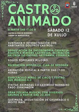 Fechas, información, programa, cartel, imágenes, mapa y ubicación de O Castro Animado  en  Cabana de Bergantiños