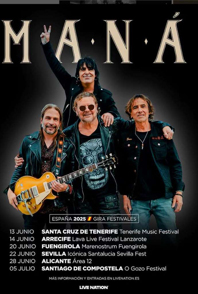 O Gozo Festival - Maná (2025) en Santiago de Compostela