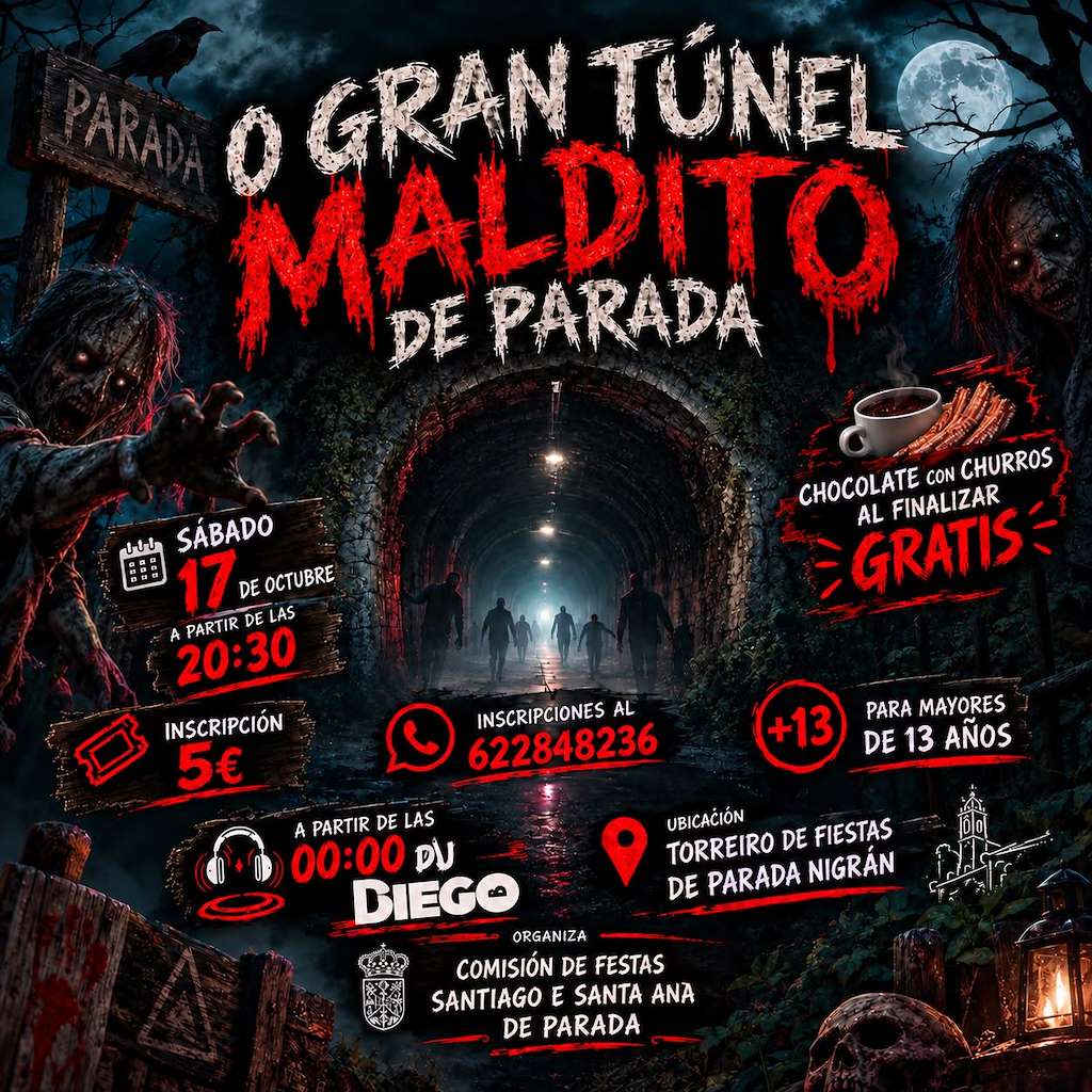 O Gran Túnel Maldito de Parada (2026) en Nigrán
