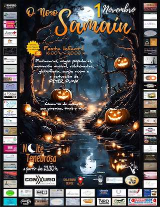 Fechas, información, programa, cartel, imágenes, mapa y ubicación de O Noso Samaín (2025)  en  Foz