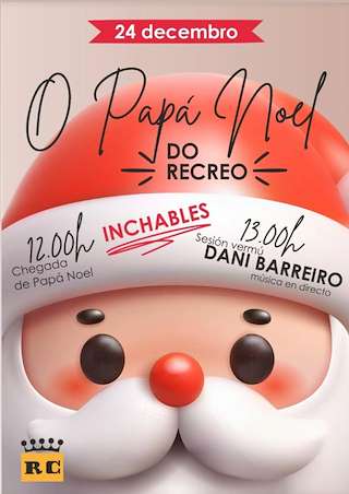 Fechas, información, programa, cartel, imágenes, mapa y ubicación de O Papá Noel do Recreo  en  A Estrada