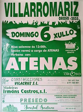 Fechas, información, programa, cartel, imágenes, mapa y ubicación de O Sacramento de Villarromaríz  en  Oroso
