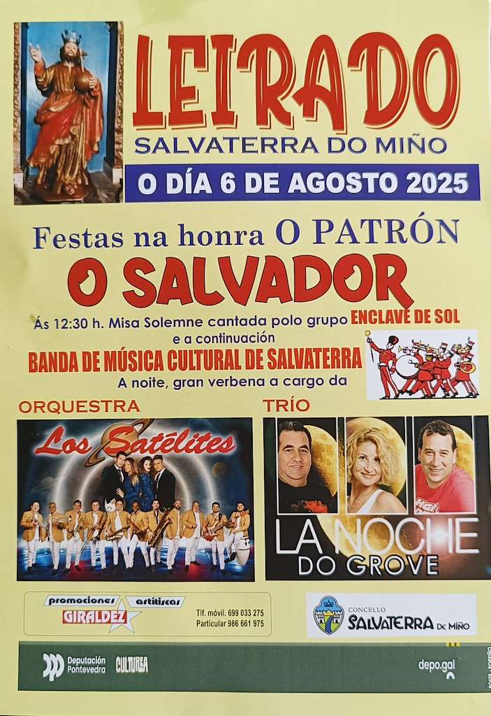 O Salvador de Leirado en Salvaterra do Miño