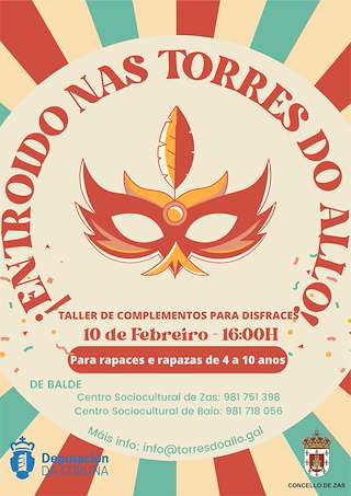 Taller de Carnaval de las Torres do Allo en Zas