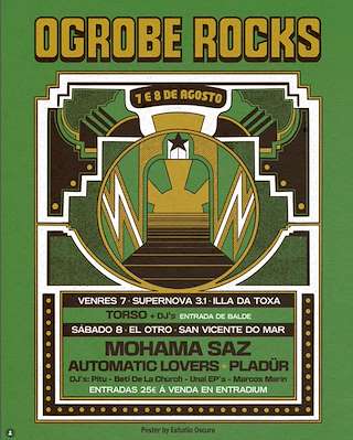 Fechas, información, programa, cartel, imágenes, mapa y ubicación de Ogrobe Rocks (2026)  en  O Grove