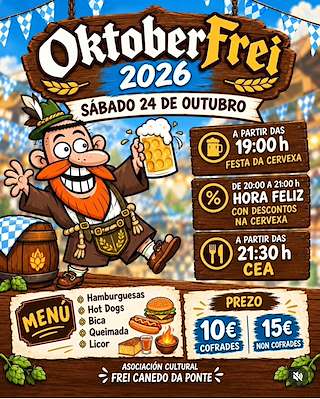 Fechas, información, programa, cartel, imágenes, mapa y ubicación de Oktober Frei (2026)  en  Ourense