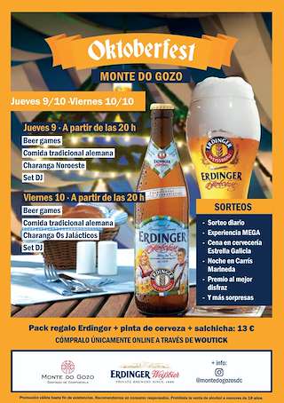 Fechas, información, programa, cartel, imágenes, mapa y ubicación de Oktoberfest Monte do Gozo (2025)  en  Santiago de Compostela