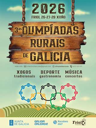 Fechas, información, programa, cartel, imágenes, mapa y ubicación de III Olimpiadas Rurais de Galicia  (2026) en Friol
