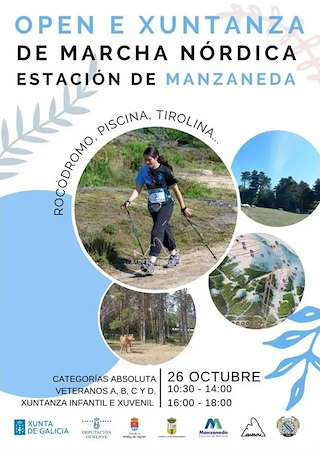 II Proba Liga de Marcha Nórdica en Manzaneda