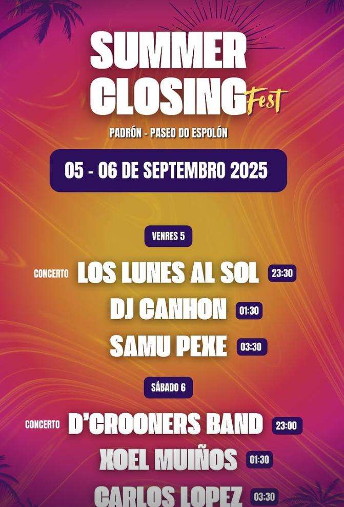Open Air - Closing Summer Fest en Padrón