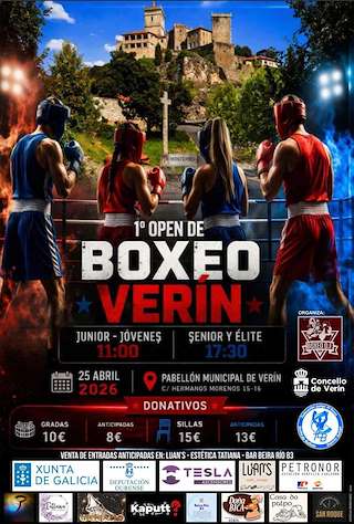 Fechas, información, programa, cartel, imágenes, mapa y ubicación de I Open de Boxeo (2026)  en  Verín