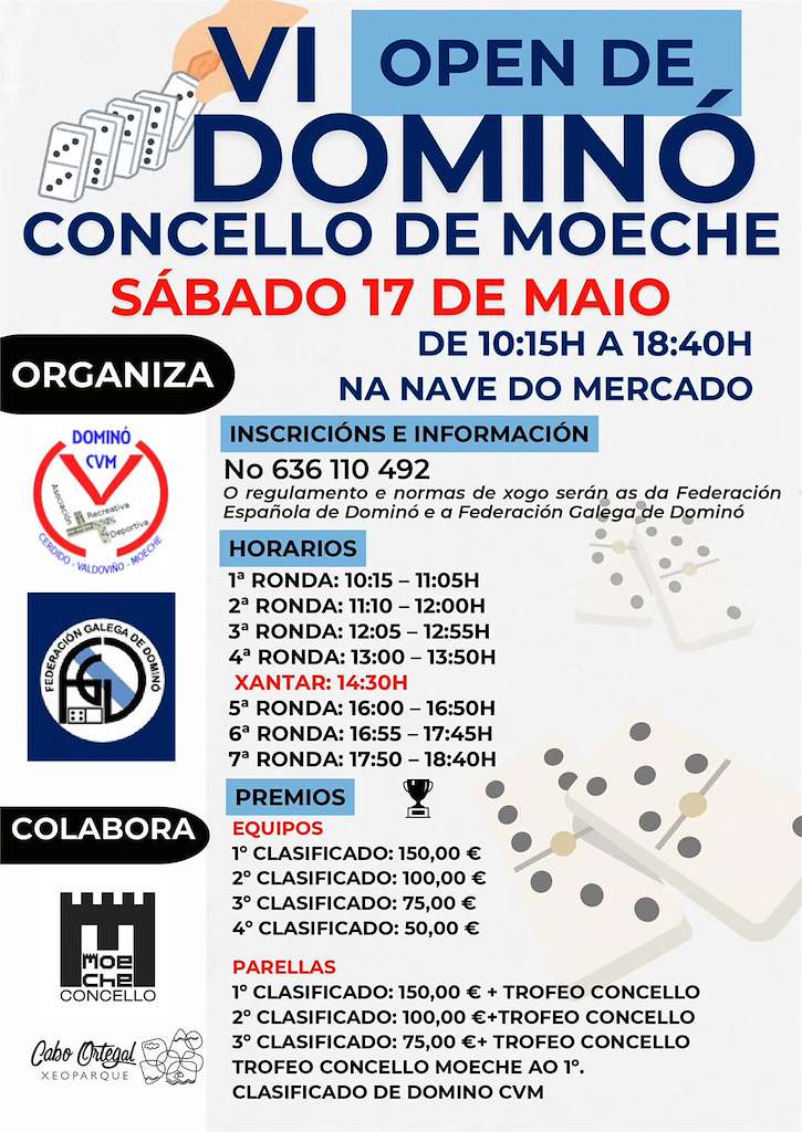 VI Open de Dominó (2025) en Moeche