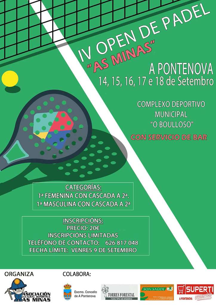 IV Open de Pádel As Minas (2022) en A Pontenova