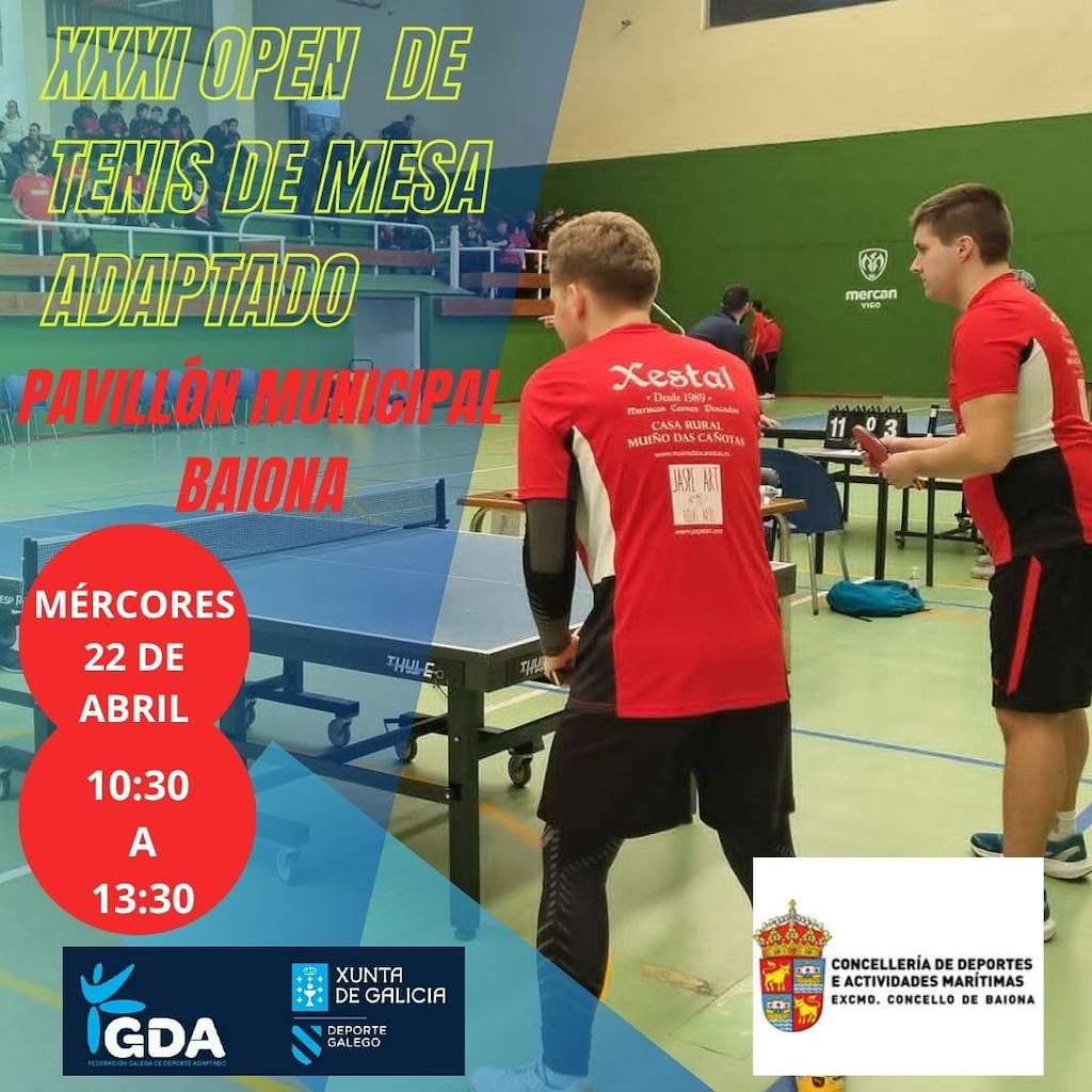 XXXI Open de Tenis de Mesa Adaptado en Baiona