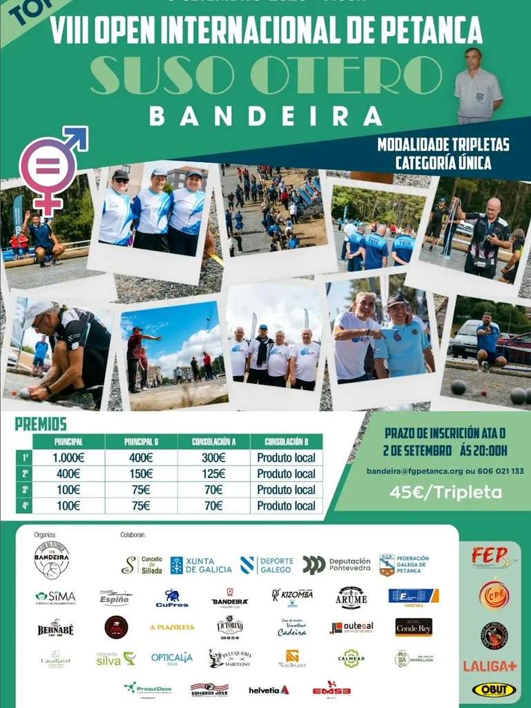 VIII Open Internacional de Petanca Suso Otero (2026) en Silleda