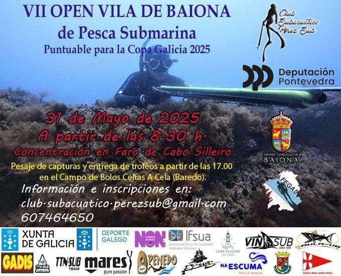 VII Open Vila de Baiona de Pesca Submarina  (2025)