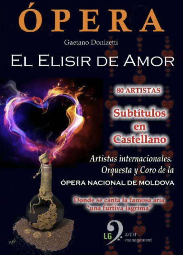 Ópera Elixir D´Amore - Concerlirica (2026) en Ourense