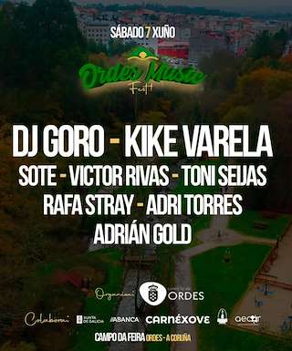 Fechas, información, programa, cartel, imágenes, mapa y ubicación de Ordes Music Fest