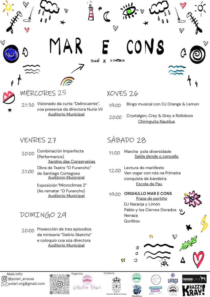 Orghullo Mar e Cons en A Illa de Arousa