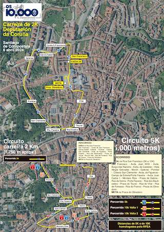 Os 10000 Peregrinos 10K en Santiago de Compostela