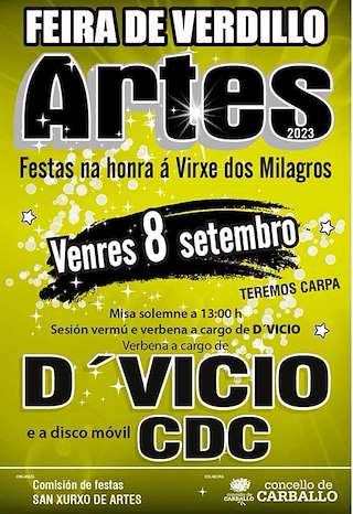 Os Milagros de Artes (2026) en Carballo