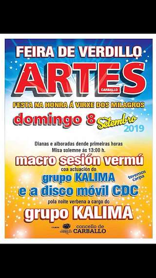 Os Milagros de Artes (2026) en Carballo