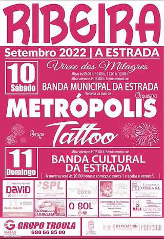 Os Milagros e San Roque de Ribeira en A Estrada