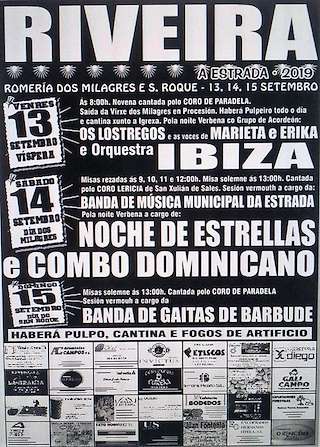 Os Milagros e San Roque de Ribeira en A Estrada