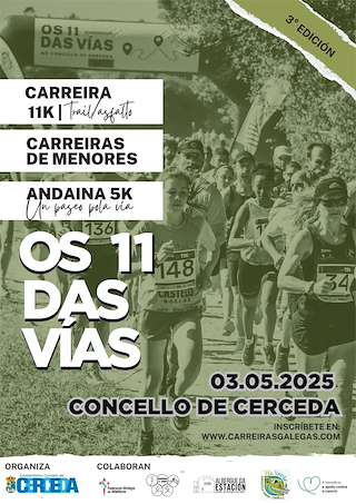 Fechas, información, programa, cartel, imágenes, mapa y ubicación de Os 11 das Vías   en  Cerceda