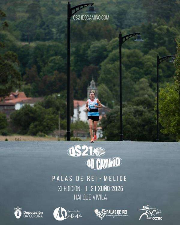 Os 21 do Camiño - Media Maratón (2024) en Palas de Rei